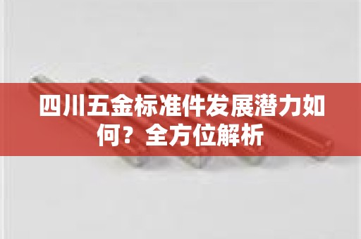 四川五金标准件发展潜力如何？全方位解析