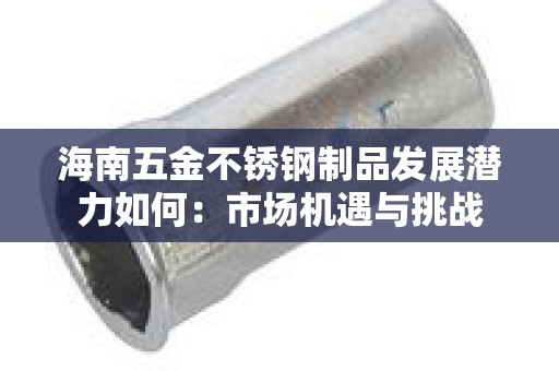 海南五金不锈钢制品发展潜力如何：市场机遇与挑战